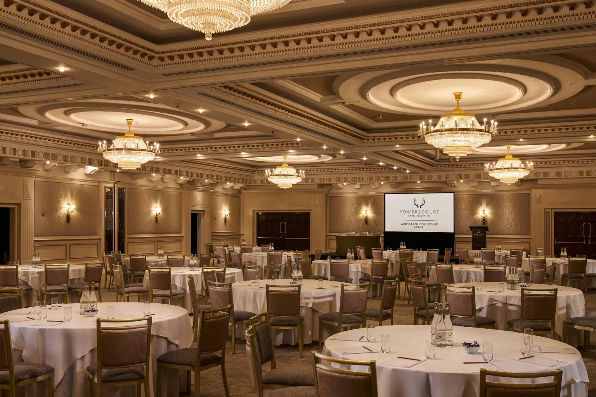 Powerscourt Hotel, Autograph Collection Enniskerry Bagian luar foto The ballroom at the Four Seasons Hotel