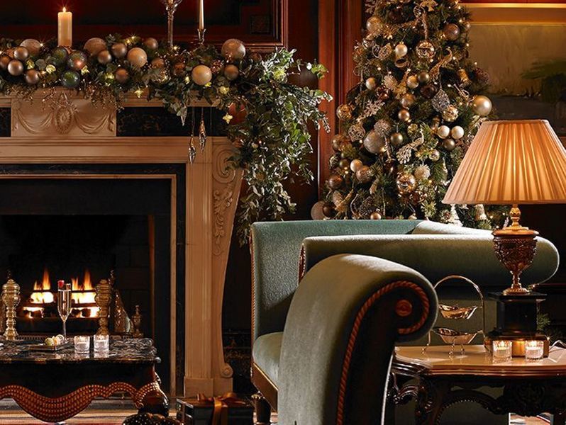 Powerscourt Hotel, Autograph Collection Enniskerry Bagian luar foto The fireplace in the Drawing Room